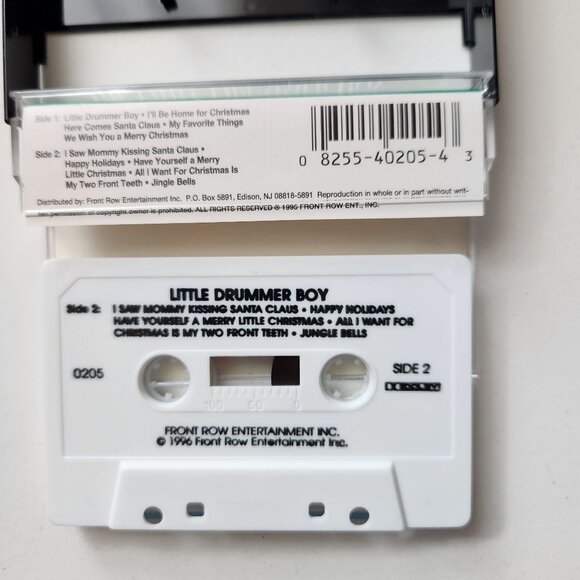 The Little Drummer Boy Holiday Signature Series Cassette Tape By Front Row Enter - Picture 6 of 6